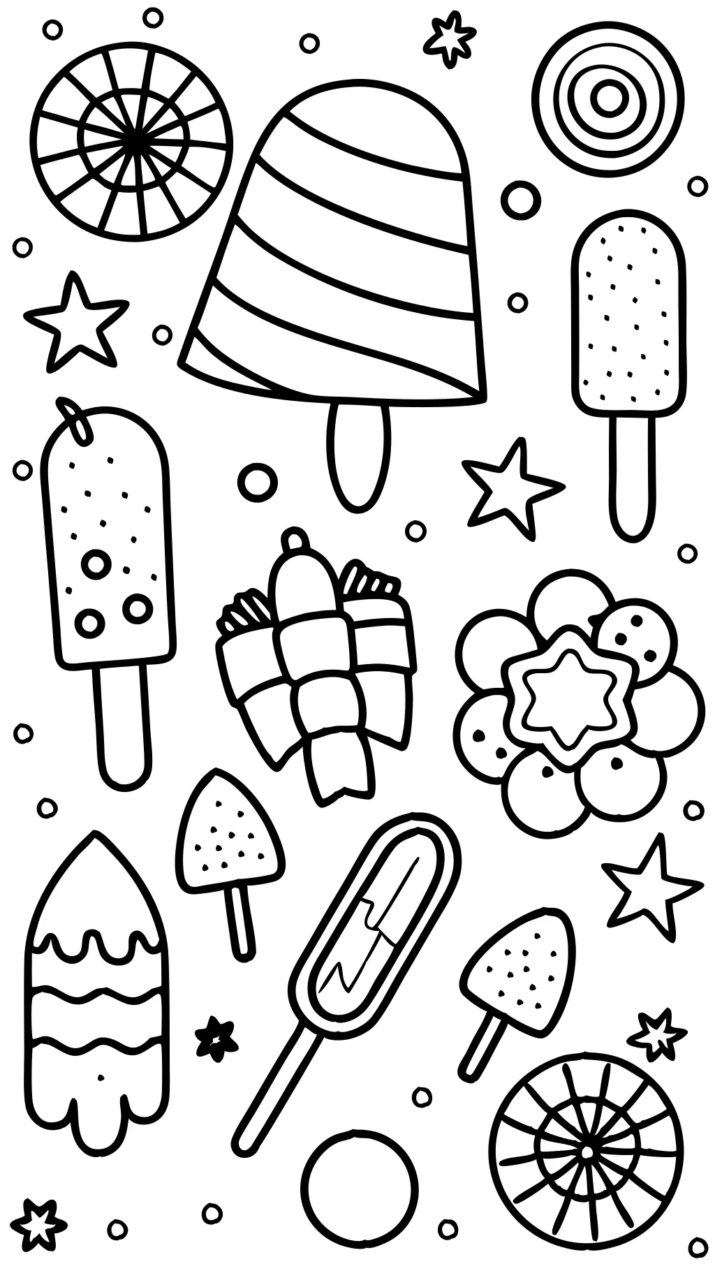 coloriages de popsicle